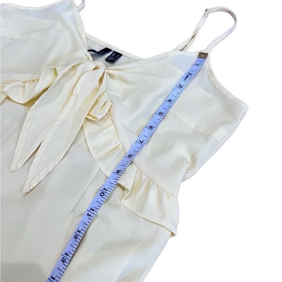 Vero Moda ruffled summer dress yellow size medium - Picture 14 of 16